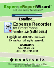 Expense Recorder for SmartPhone screenshot